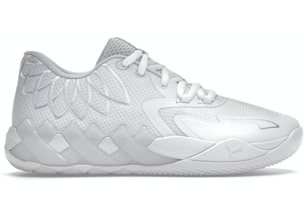 Puma LaMelo Ball MB.01 White Silver The Heat Check Puma LaMelo Ball MB.01 White Silver The Heat Check