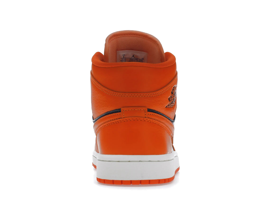 Jordan 1 Mid SE Rush Orange Crimson Bliss (Women's)