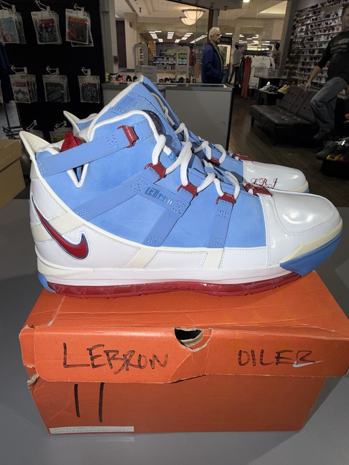 Nike LeBron 3 Oiler Og Pair 2006 Sample