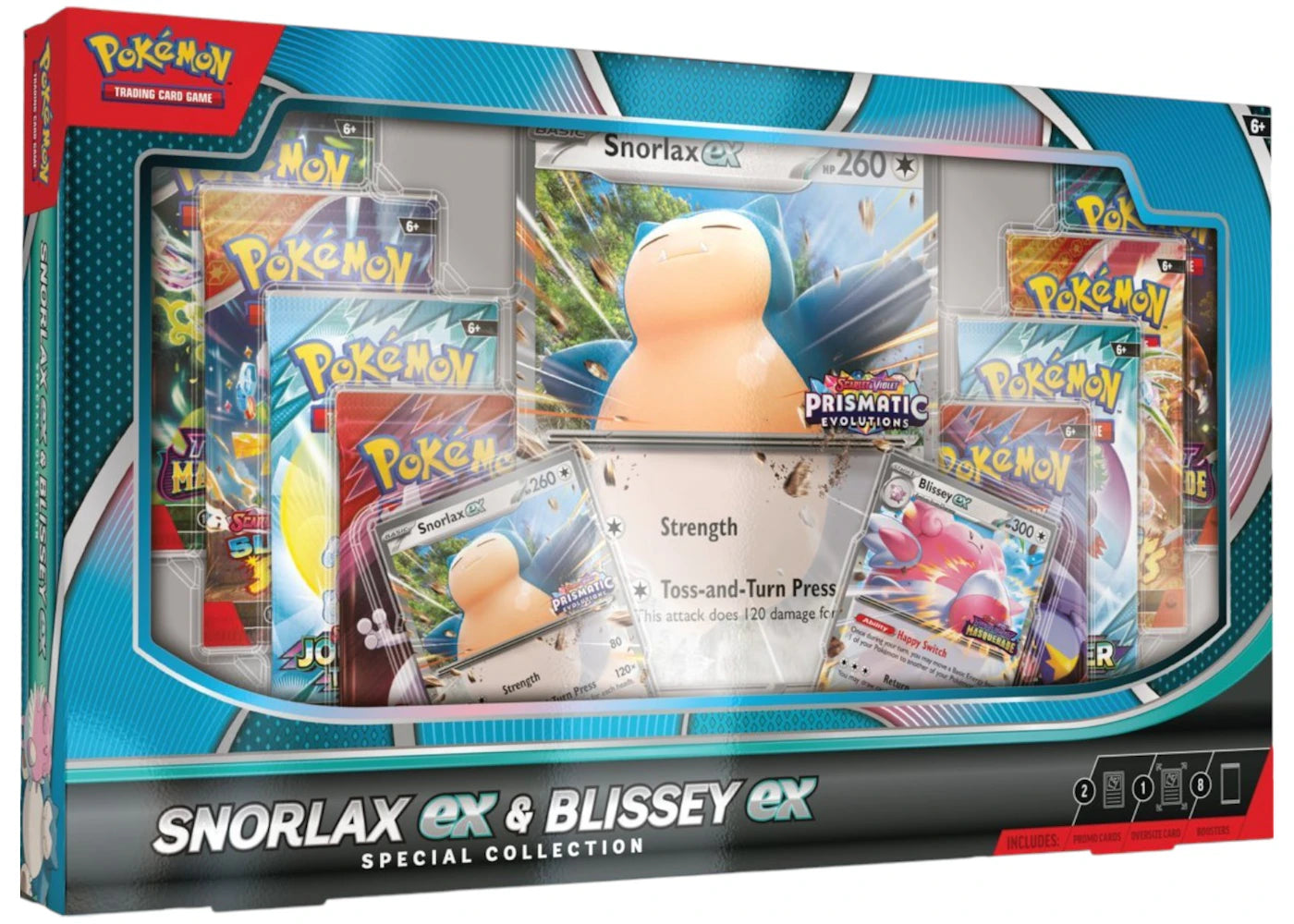Pokémon Snorlax & Blissey ex Special Collection Box