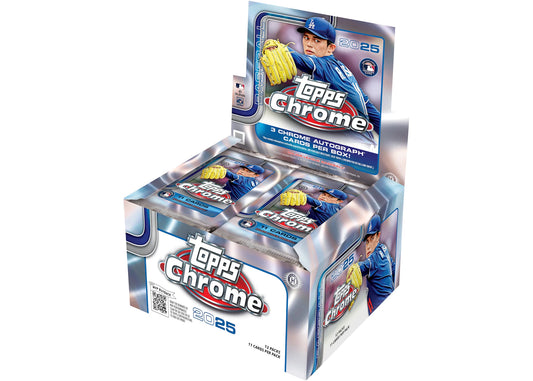2025 Topps Chrome Baseball Hobby Jumbo Box