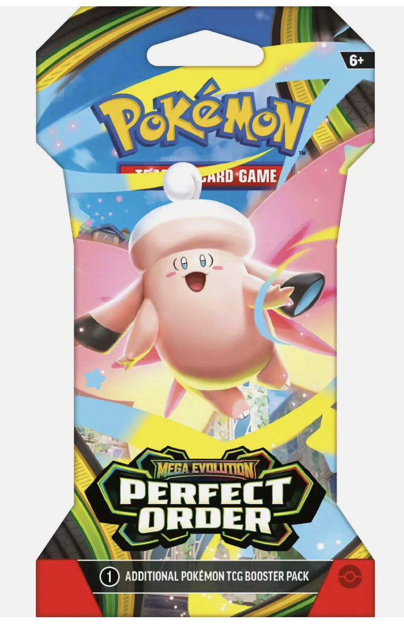 2026 Pokemon Mega Evolution Perfect Order Mega Clefable EX Booster Pack