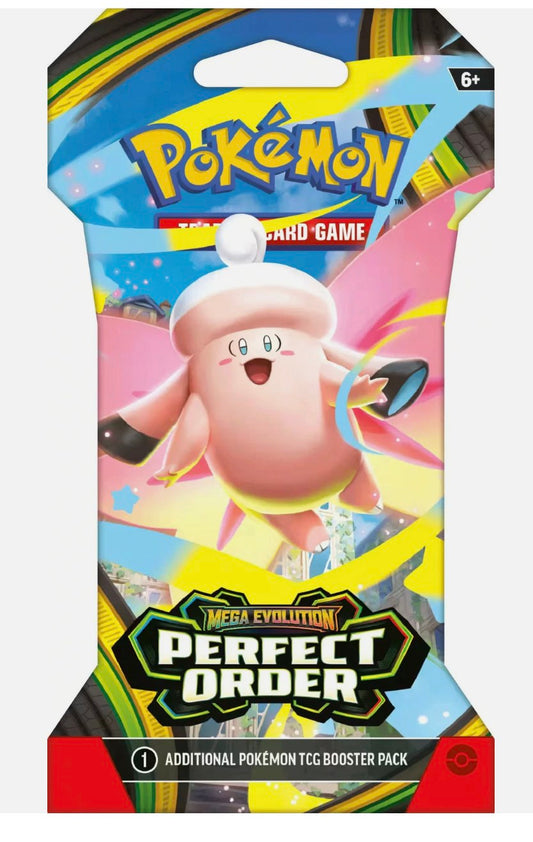 2026 Pokemon Mega Evolution Perfect Order Mega Clefable EX Booster Pack