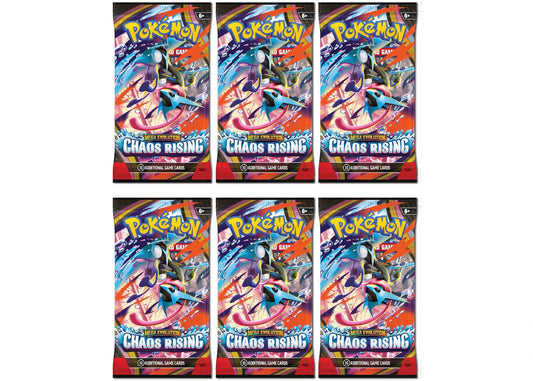 2026 Pokémon Mega Evolution Chaos Rising Booster Pack X1 Lot (Artwork May Vary)