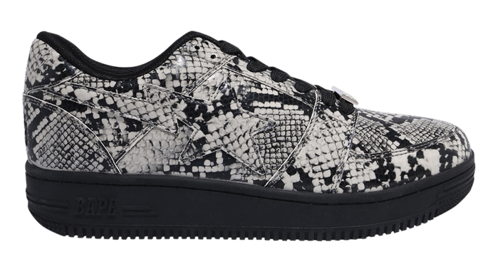 Bapesta Low M2 Python  Beige