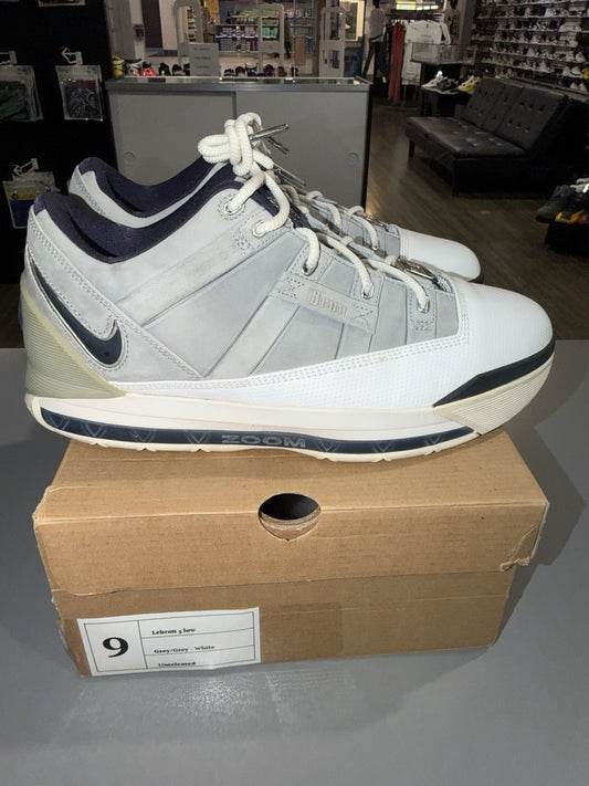 Lebron 3 Low Grey Suede Ss Sample