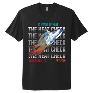 The Heat Check 10 Year Anniversary Tee Black