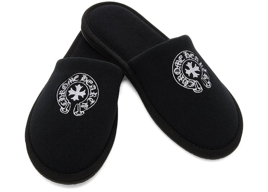 Chrome Hearts Hotel Slippers Black