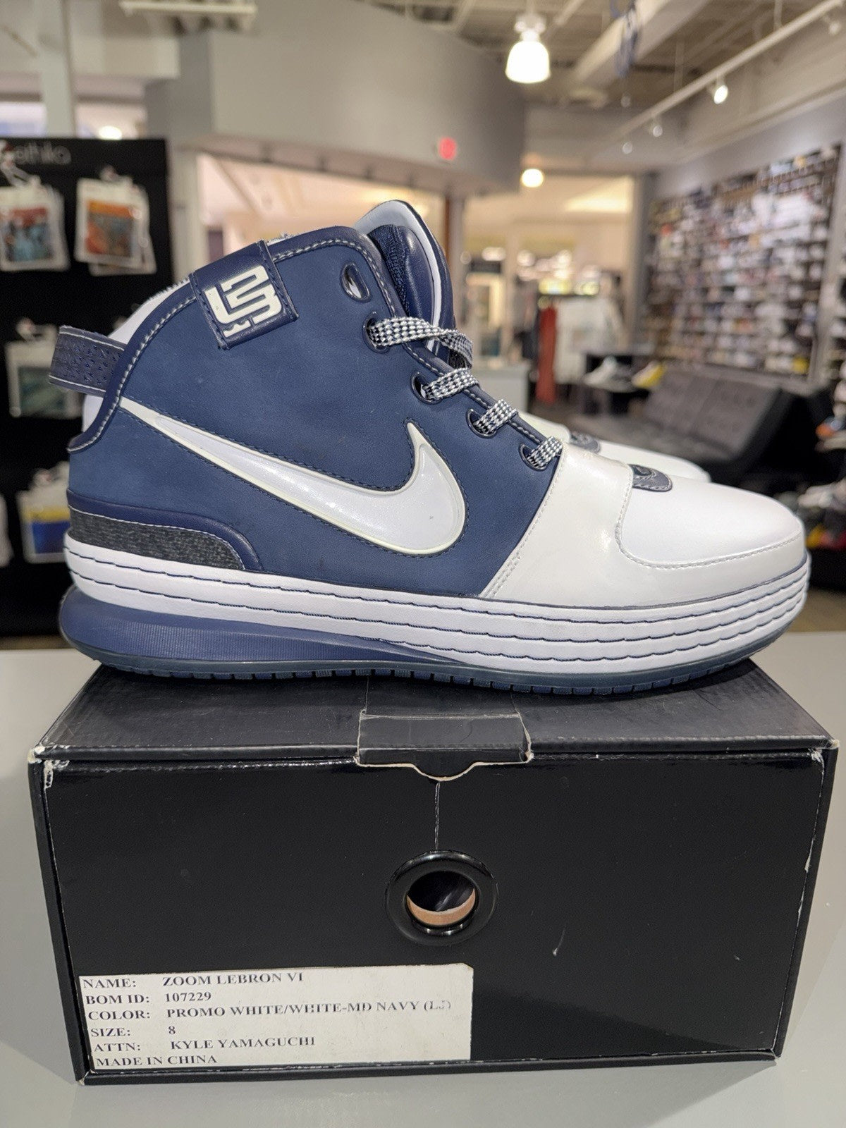 Lebron 6 Navy Ny Sample