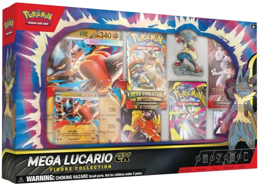 2025 Pokémon Mega Evolution Mega Lucario ex Figure Collection Box