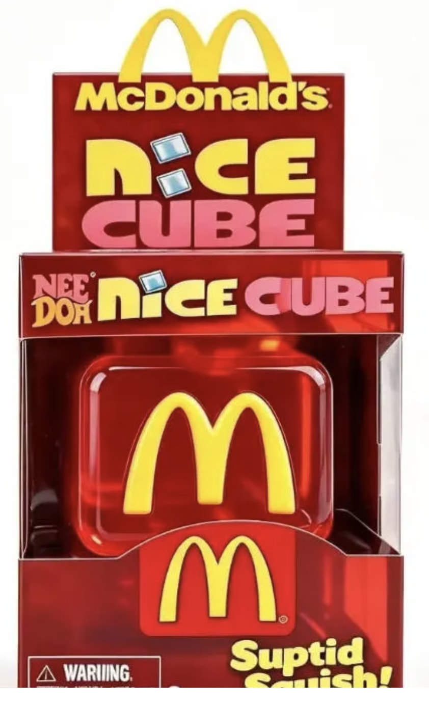 NeeDoh McDoanld's Nice Cube Fidget Toy